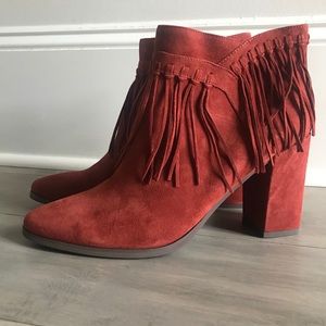 Nine West Fringe Bootie